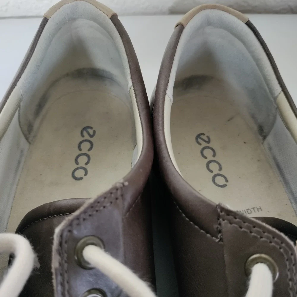 ECCO Soft 7 Mens  Brown Leather Low Top Sneakers 43000301674 Size 40‎ 9-9.5